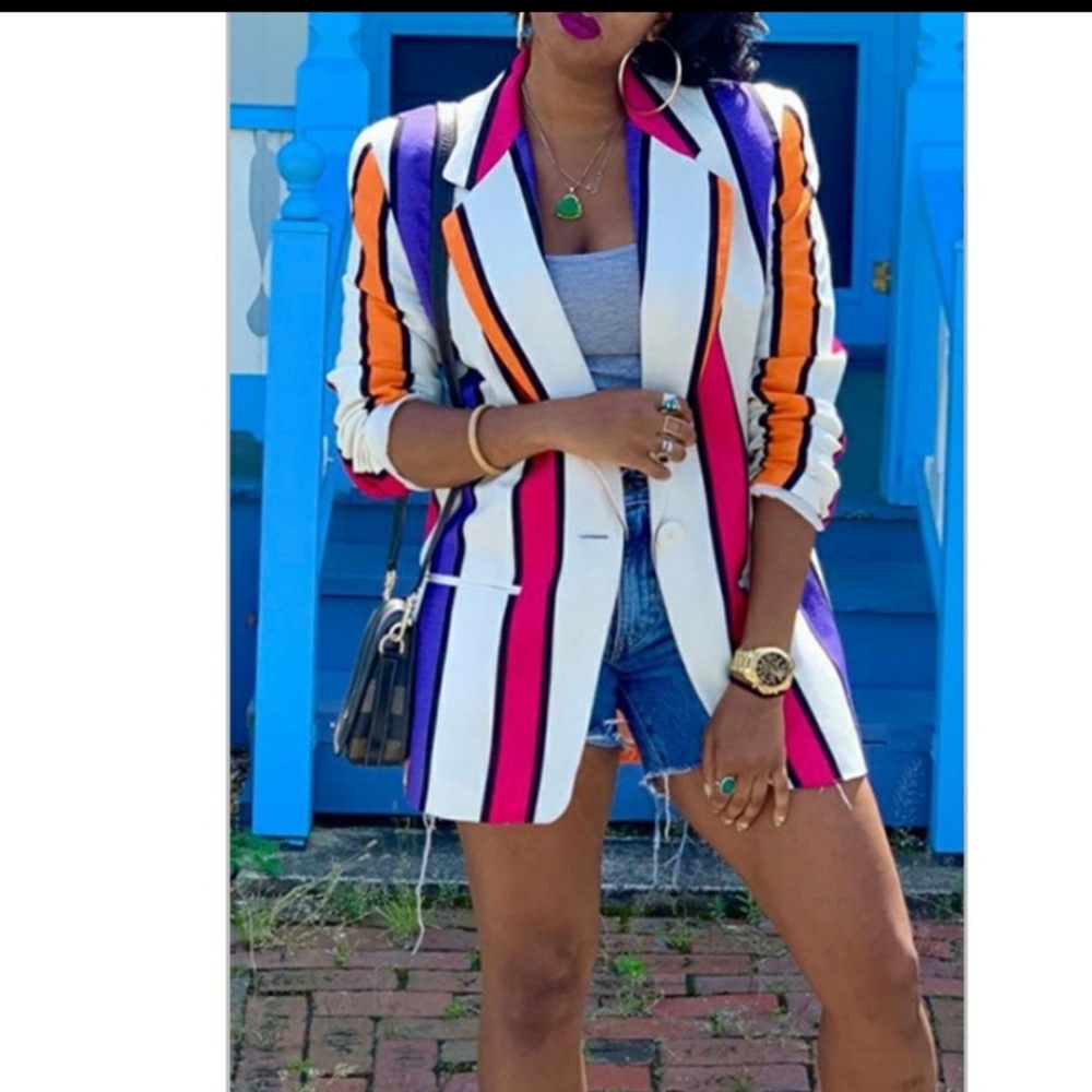 Colorful blazer